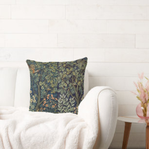 William Morris Pheasant Bird Tree Woodland Kissen