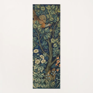 William Morris Pheasant Bird Tree Woodland Yogamatte