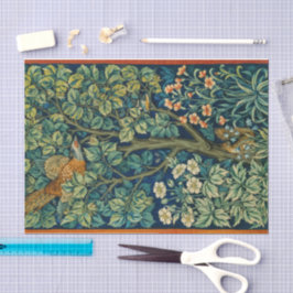William Morris Pheasant Decoupage Tissue Paper Seidenpapier