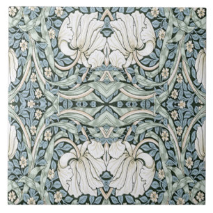 William Morris Pimpernel Blau Intricates Muster  Fliese
