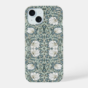 William Morris Pimpernel Blau Intricates Muster iPhone 15 Hülle