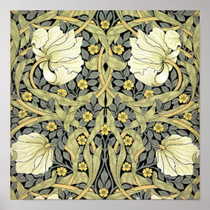 William Morris Pimpernel Blumengestaltung Tapete Poster