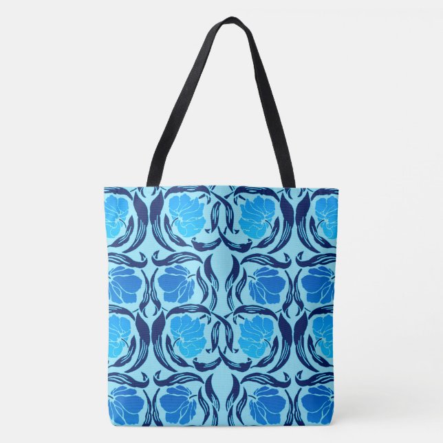 William Morris Pimpernel, Denim & Light Blue (Vorderseite)