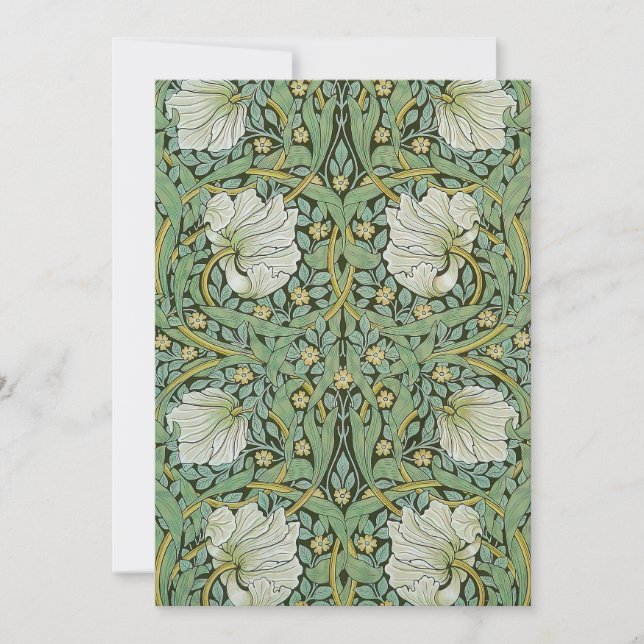 William Morris - Pimpernel Einladung (Vorderseite)