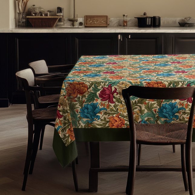 William Morris Pimpernel farbenfrohe, lebendige Fa Tischdecke (William Morris Pimpernel colorful vibrant colors Tablecloth)