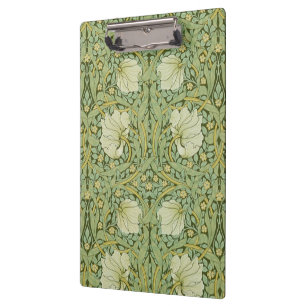 William Morris Pimpernel Floral Blaues Tapetenmust Klemmbrett
