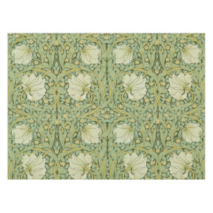 William Morris Pimpernel Floral Blaues Tapetenmust Tischdecke
