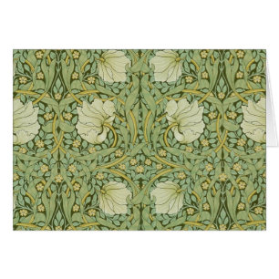 William Morris Pimpernel Floral Blue Wallpaper