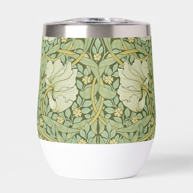 William Morris Pimpernel Floral Blue Wallpaper (Vorderseite)