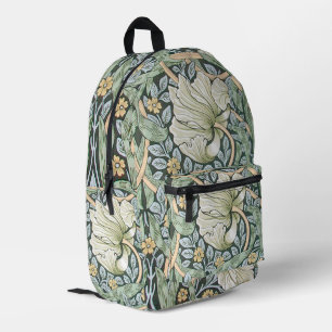 William Morris Pimpernel Floral Wallpaper Bedruckter Rucksack