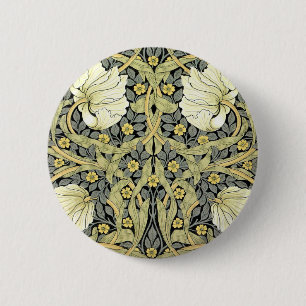 William Morris Pimpernel Floral Wallpaper Button