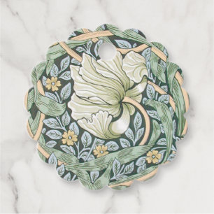 William Morris Pimpernel Floral Wallpaper Geschenkanhänger