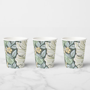 William Morris Pimpernel Floral Wallpaper Pappbecher