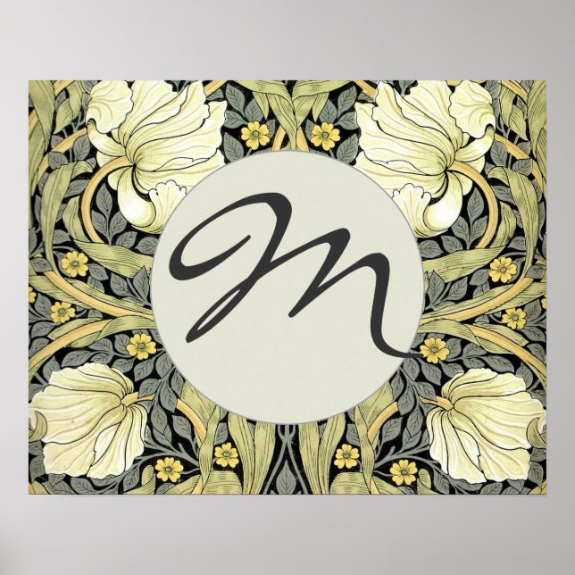 William Morris Pimpernel Floral Wallpaper Poster (Vorne)