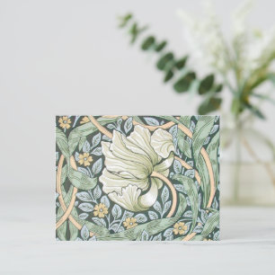 William Morris Pimpernel Floral Wallpaper Postkarte