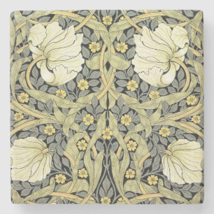 William Morris Pimpernel Floral Wallpaper Steinuntersetzer