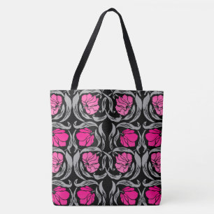 William Morris Pimpernel, Fuchsia Pink und Black