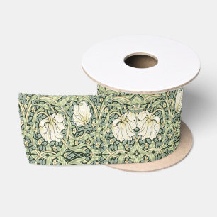 William Morris Pimpernel Grün Satinband