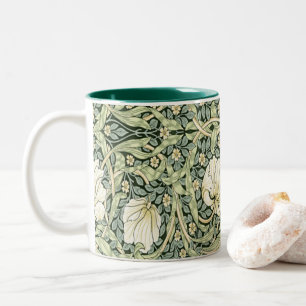 William Morris Pimpernel Grün Zweifarbige Tasse
