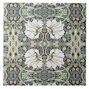 William Morris Pimpernel Komplexes Blumenmuster  Fliese