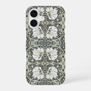 William Morris Pimpernel Komplexes Blumenmuster iPhone 16 Hülle