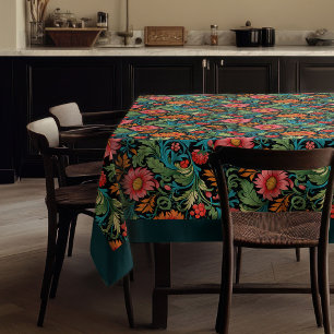 William Morris Pimpernel lebhafte Farben farbenfro Tischdecke