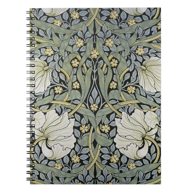 William Morris - Pimpernel-Musterdesign Notizblock (Vorderseite)