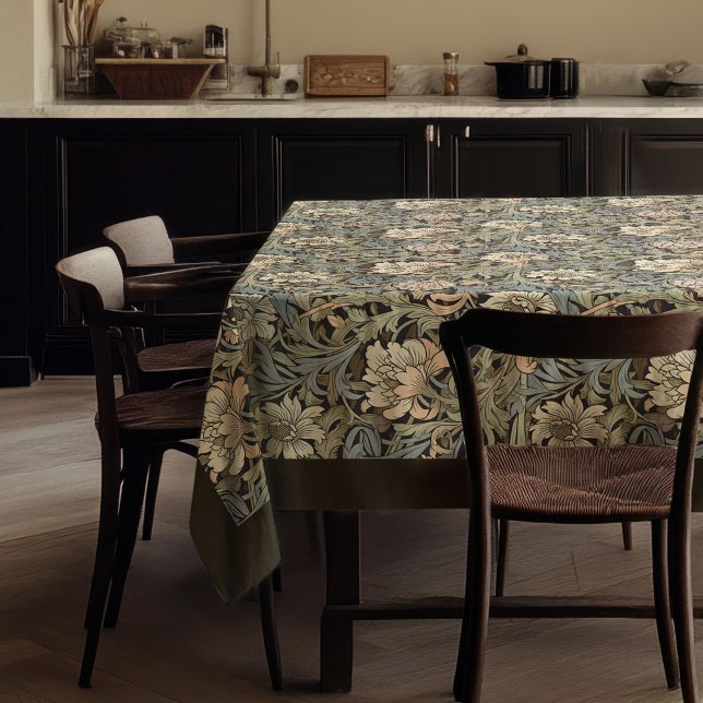 William Morris Pimpernel-neutrale Pastellfarben Tischdecke (William Morris Pimpernel neutral pastel colors Tablecloth)