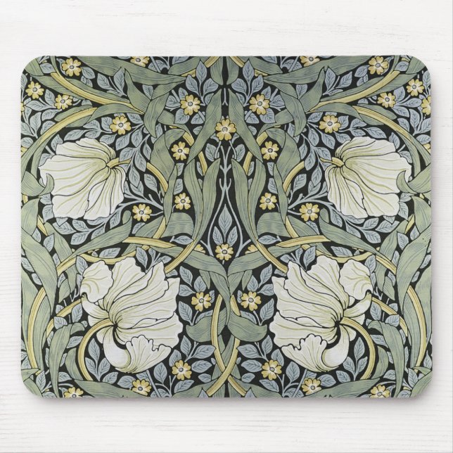 William Morris - Pimpernel Pattern Design Mousepad (Vorne)