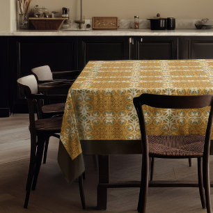 William Morris Pimpernel Pattern Orangenbraun Salb Tischdecke