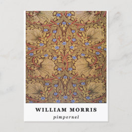 William Morris Pimpernel Postkarte