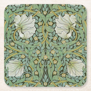 William Morris - Pimpernel Rechteckiger Pappuntersetzer