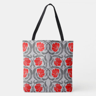 William Morris Pimpernel, Silber Grau und Rot