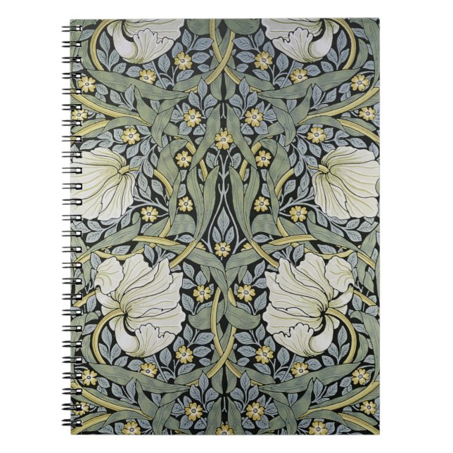 William Morris - Pimpernel-Tapeten-Entwurf Notizblock (Vorderseite)