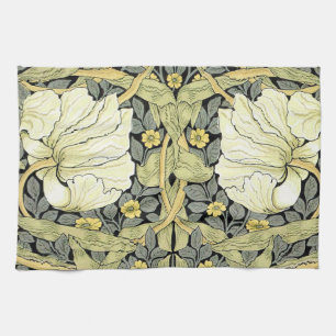 William Morris Pimpernel Tulpen Botanische Kunst Küchentuch