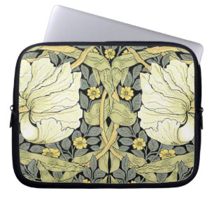 William Morris Pimpernel Tulpen Botanische Kunst Laptopschutzhülle
