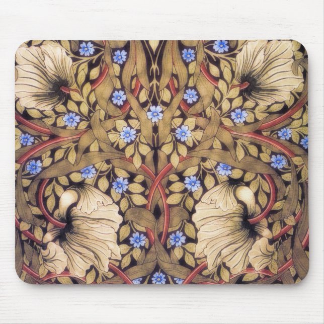 William Morris Pimpernel Vintag Floral Mousepad (Vorne)