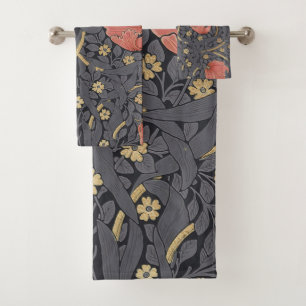 William Morris Pimpernel Vintag Pattern Bath Towe Badhandtuch Set