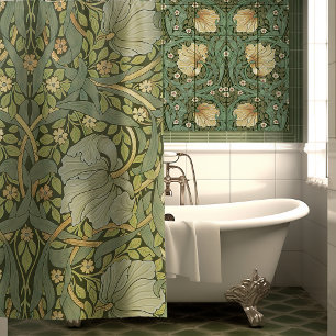 William Morris Pimpernel Vintag Pattern Duschvorhang