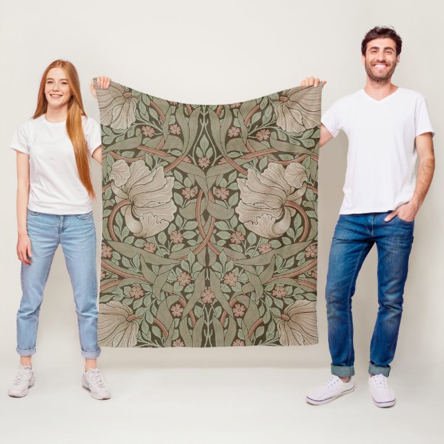 William Morris Pimpernel Vintag Pattern Fleece Bl (Beispiel)