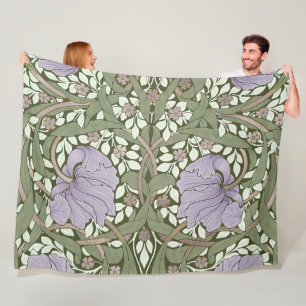 William Morris Pimpernel Vintag Pattern Fleece Bl