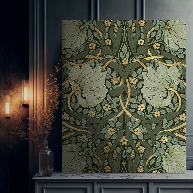 William Morris Pimpernel Vintag Pattern Leinwand P (Von Creator hochgeladen)