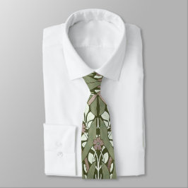 William Morris Pimpernel Vintag Pattern Neck Tie Krawatte