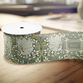 William Morris Pimpernel Vintag Pattern Satinband