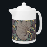 William Morris Pimpernel Vintag Pattern Teapot<br><div class="desc">William Morris Pimpernel Floral Vintag Art Wallpaper Design William Morris war ein englischer Textil-Designer, Künstler, Schriftsteller und Sozialist, der mit der Pre-Raphaelite Brotherhood und British Arts and Crafts Movement assoziiert war. Er gründete eine Designfirma in Partnerschaft mit dem Künstler Edward Burne-Jones und dem Dichter und Künstler Dante Gabriel Rossetti. Dieses...</div>