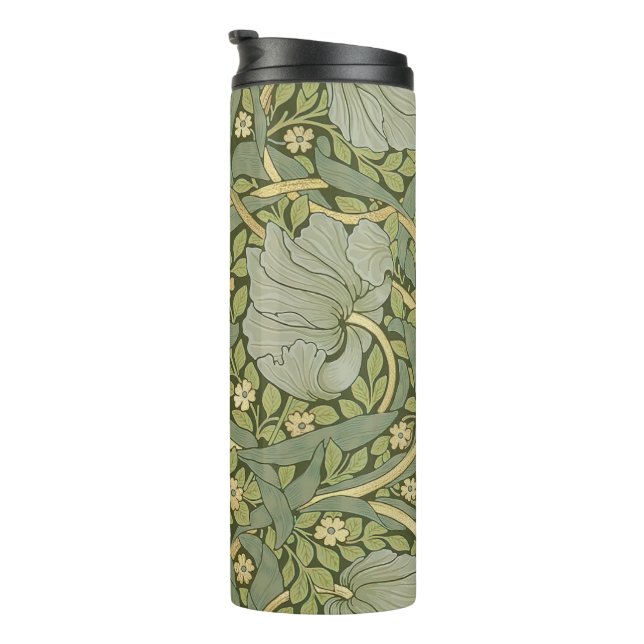 William Morris Pimpernel Vintag Pattern Thermosbecher (Nach rechts gedreht)