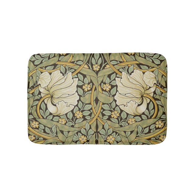 William Morris Pimpernel Vintag Pre-Raphaelite Badematte (Vorderseite)