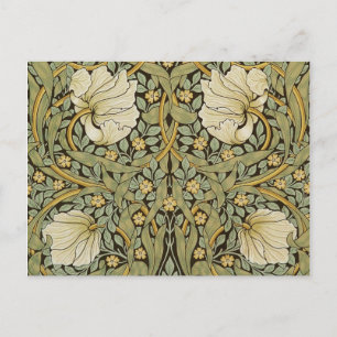 William Morris Pimpernel Vintag Pre-Raphaelite Postkarte