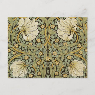 William Morris Pimpernel Vintag Pre-Raphaelite Postkarte