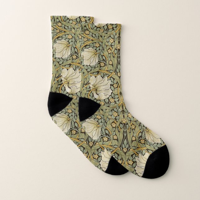 William Morris Pimpernel Vintag Pre-Raphaelite Socken (Paar)